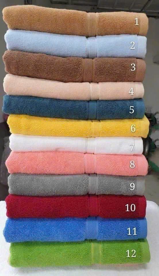 Khăn cotton màu